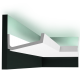 Карниз для скрытого освещения Flat Orac Decor C352 Полиуретан 2000*171*76 мм