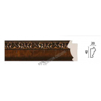 Молдинг-Багет Decor Dizayn 807-2 Полистирол 2400*40*20 мм