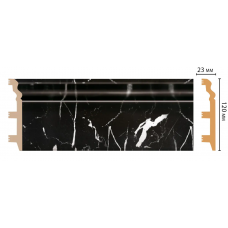 Цветной напольный плинтус Decomaster D233-78 (120*23*2400 мм)